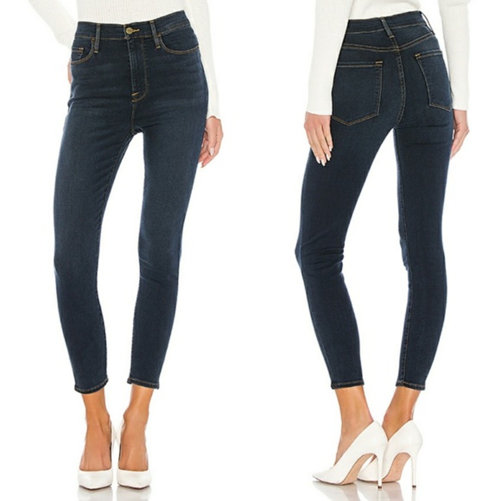Frame Ali high rise cigarette jeans 25